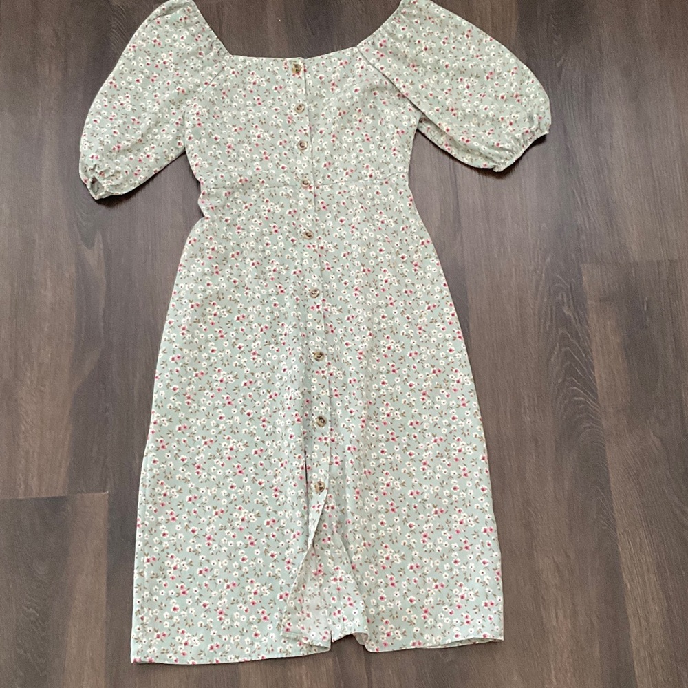 Floral Off-Shoulder Dress